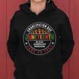 Juneteenth Emancipation Day Vintage Cool Melanin Black Pride Gift V4 Women Hoodie