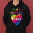 Just A Girl Who Loves Just A Girl Who Loves Graphic Design Printed Casual Daily Basic Women Hoodie