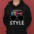 Kickin It Prek Sunglass Style Back To School Women Hoodie