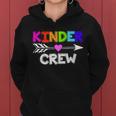 Kinder Crew Kindergarten Teacher Tshirt Women Hoodie