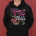 Las Vegas Sisters Trip 2022 Funny Sisters Trip High Heels V2 Women Hoodie Graphic Print Hooded Sweatshirt