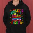 Lets Fiesta Cinco De Mayo Mexican Party Mexico Donkey Pinata Women Hoodie