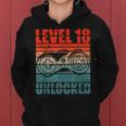 Level 18 Unlocked - Video Gamer Boy 18Th Birthday Gaming Women Hoodie