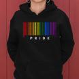 Lgbt Gay Barcode Support Lgbtq Ally Rainbow Pride Gay Flag Women Hoodie