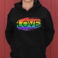 Love Rainbow Paint Gay Pride Tshirt Women Hoodie