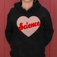 Love Science Retro Heart Women Hoodie