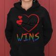 Love Wins Lgbtq Pride Garphic Pride Month Lgbt Women Hoodie