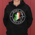 Made In Ireland -Irish Distressed Logo Women Hoodie