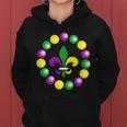 Mardi Gras Beads V2 Women Hoodie