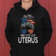 Mind Your Own Uterus Messy Bun Pro Choice Feminism Gift Women Hoodie