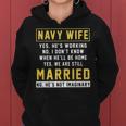Navy Wife - Wife Of A Navy Veteran Women Hoodie