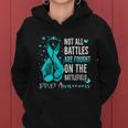 Not All Battles Are Fought On The Battlefield Ptsd Awareness Women Hoodie