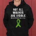 Not All Wounds Are Visible Mental Health Awareness Tshirt Women Hoodie