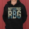 Notorious Rbg Blue Logo Tshirt Women Hoodie