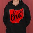 Ohio Outline State Women Hoodie