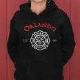 Orlando Florida Fire Rescue Department Firefighter Duty Women Hoodie