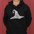 Out Of Candy Witch Hat Funny Halloween Quote Women Hoodie