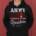 Proud Army National Guard Grandma Us Flag Us Military  Women Hoodie