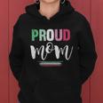 Proud Mom Abrosexual Flag Lgbtq Mothers Day Abrosexual Gift Women Hoodie
