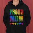 Proud Mom Gay Lesbian Lgbtq Pride Rainbow Mothers Day Gift Women Hoodie