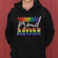 Proud Mom Mothers Day Gift Lgbtq Rainbow Flag Gay Pride Lgbt Gift V2 Women Hoodie