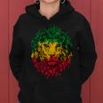 Rasta Theme With Lion Head Tshirt Women Hoodie