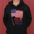 Reel American Pride 4Th Of July Fishing Women Hoodie