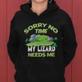 Reptile Lover Lizard Gift Women Hoodie