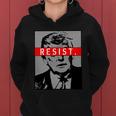 Resist President Donald Trump Anti Trump The Resistance Women Hoodie