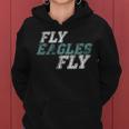 Retro Fly Eagles Fly Women Hoodie