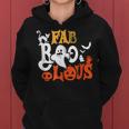 Retro Vintage Boo Fabboolous Halloween Party Costume Women Hoodie