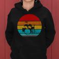 Retro Vintage Drum Women Hoodie