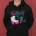 Roller Skate Birthday Shirt 5Th 80S Outfit Decades Party Women Hoodie