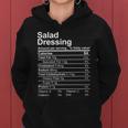 Salad Dressing Nutrition Facts Label Women Hoodie