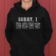 Sorry I Dgaf Funny Hidden Message Guitar Chords Women Hoodie Sorry I Dgaf Funny Hidden Message Guitar Chords Women Hoodie