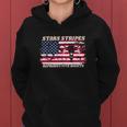 Stars Stripes Reproductive Rights Fourth Of July My Body My Choice Uterus Gift Women Hoodie