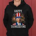 Thanksgiving Funny Happy 4Th Of July Anti Joe Biden Women Hoodie