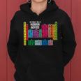 The Periodic Table Of Horror Movies Chemistry Science Women Hoodie