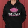 The Queen Is 80 Funny 80Th Birthday Tshirt Women Hoodie