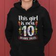 This Girl Is Now Double Digits Funny 10 Year Old 10Th Birthday Women Hoodie