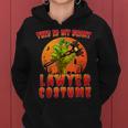 This Is My Scary Lawyer Costume Zombie Spooky Halloween Women Hoodie