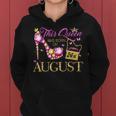 This Queen Was Born On August 24 24Th August Birthday Queen Women Hoodie