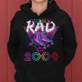 Totally Rad Since 2004 80S 18Th Birthday Roller Skating Women Hoodie