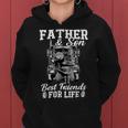 Trucker Trucker Fathers Day Father And Son Best Friends For Life Women Hoodie