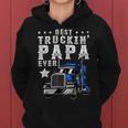 Trucker Trucking Papa Shirt Fathers Day Trucker Apparel Truck Driver Women Hoodie