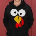 Turkey Face Funny Thanksgiving Day Tshirt Women Hoodie