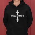 Two Seater Arrows Funny College Humor Women Hoodie