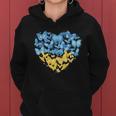 Ukrainian Butterfly Mashup Ukraine Flag Women Hoodie