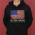 Ultra Maga Shirt Maga King Funny Anti Biden Us Flag Pro Trump Trendy Tshirt V2 Women Hoodie