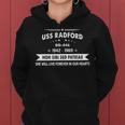 Uss Radford Dd Women Hoodie